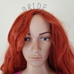 BRIDE headband with rhinestones